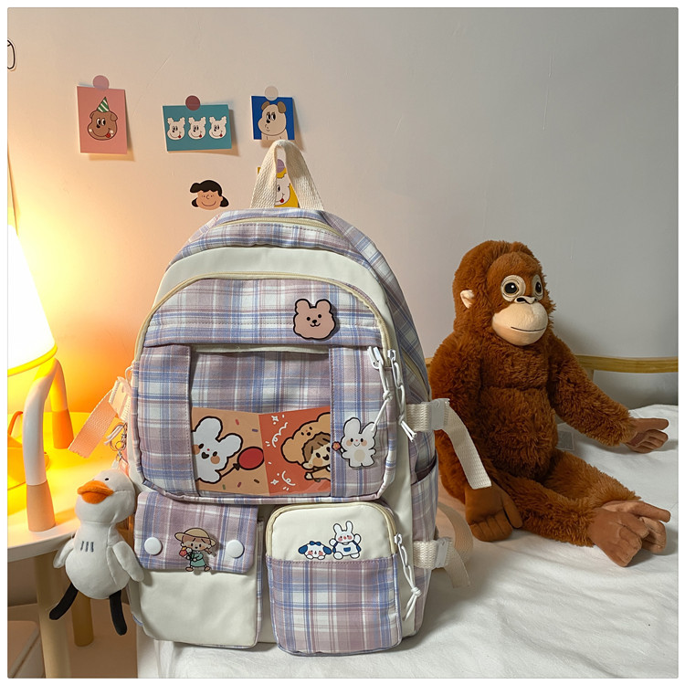 Schoolbag Primary School Girls Three to Grade Five, Grade Six Summer 2022 New Girl High School Student Junior School Backpack