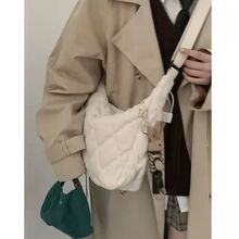 菱格托特包尼龙帆布包包女潮时尚韩式百搭大容量斜挎包包厂家直销