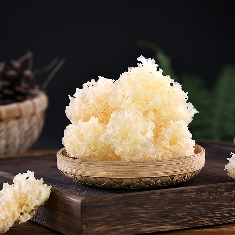 十堰特产 山利来宗武当山白木耳 椴木培育小银耳干货150