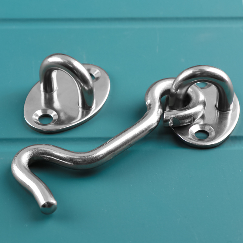 免打孔室内门防盗链卧室房锁扣卫生间搭扣家用防盗扣插销门栓门锁