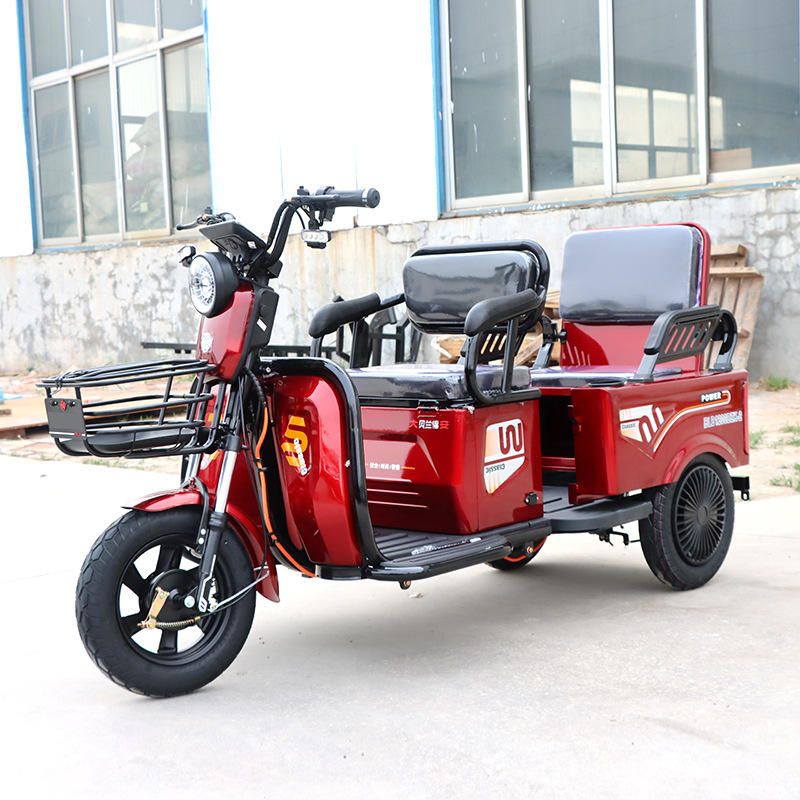 国标客货两用小型电动三轮车厂家批发可折叠电瓶车老人代步电动三