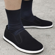 布鞋套脚新式军工布鞋千层底单布老北京男式布鞋