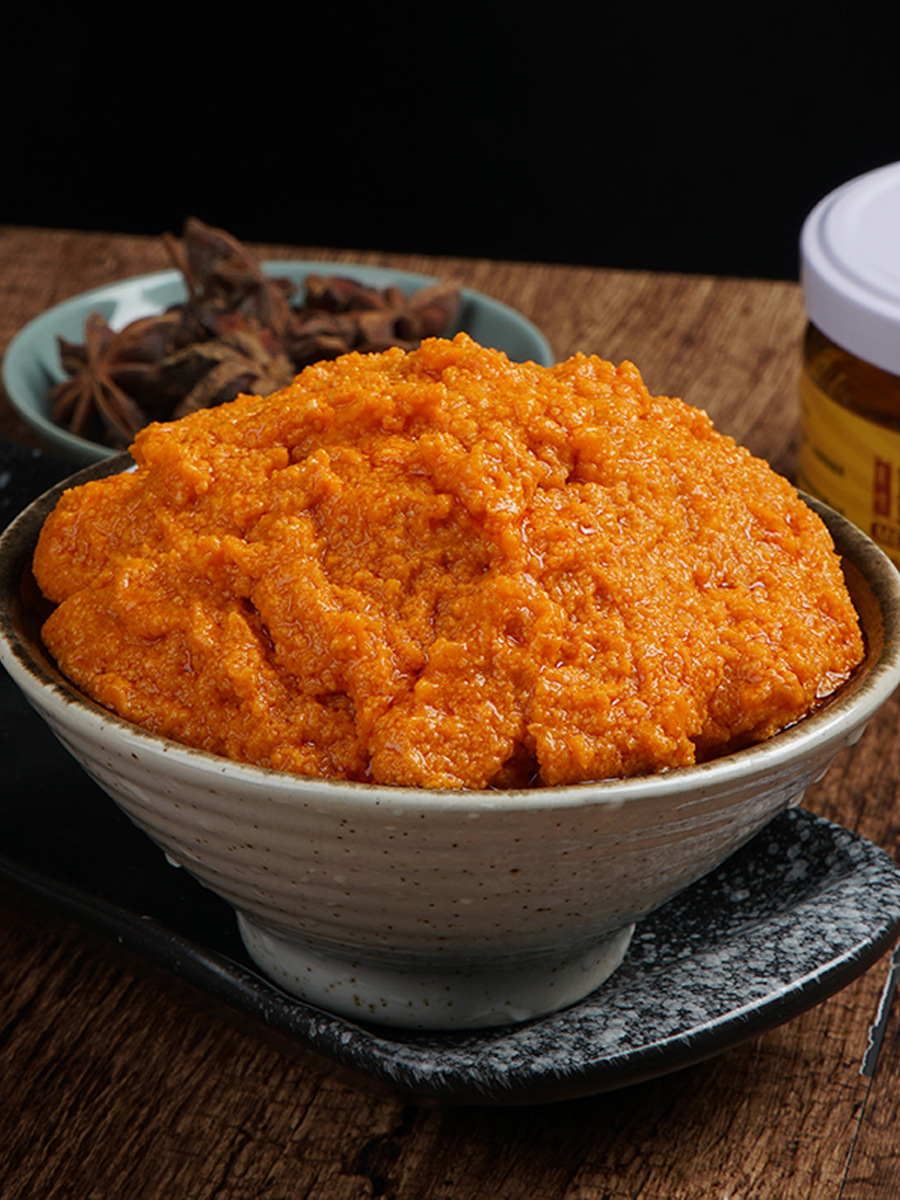 姑香蟹黄酱1kg 蟹黄膏 即食拌饭蟹黄汤包蟹黄油寿司料理饭店商用