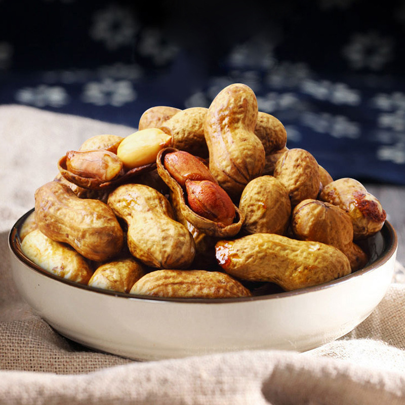 老街口焦糖花生500g休闲零食带壳网红零食坚果炒货批发年货批发