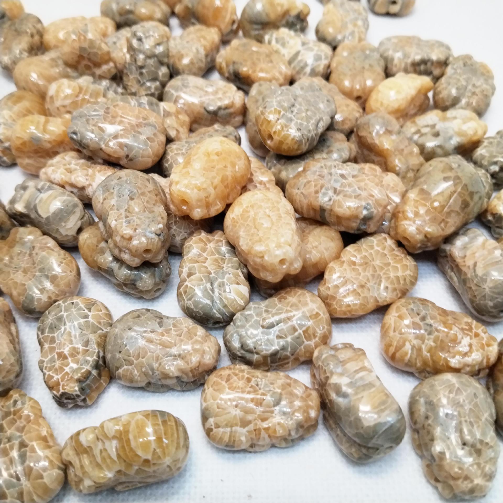 鸿运珊瑚玉珠宝行小万花筒貔貅适合锁骨链吊坠小挂件手串各种搭配