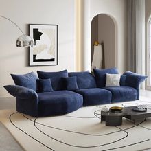 意式极简花瓣沙发北欧大户型设计师款可躺异形创意baxter布艺沙发