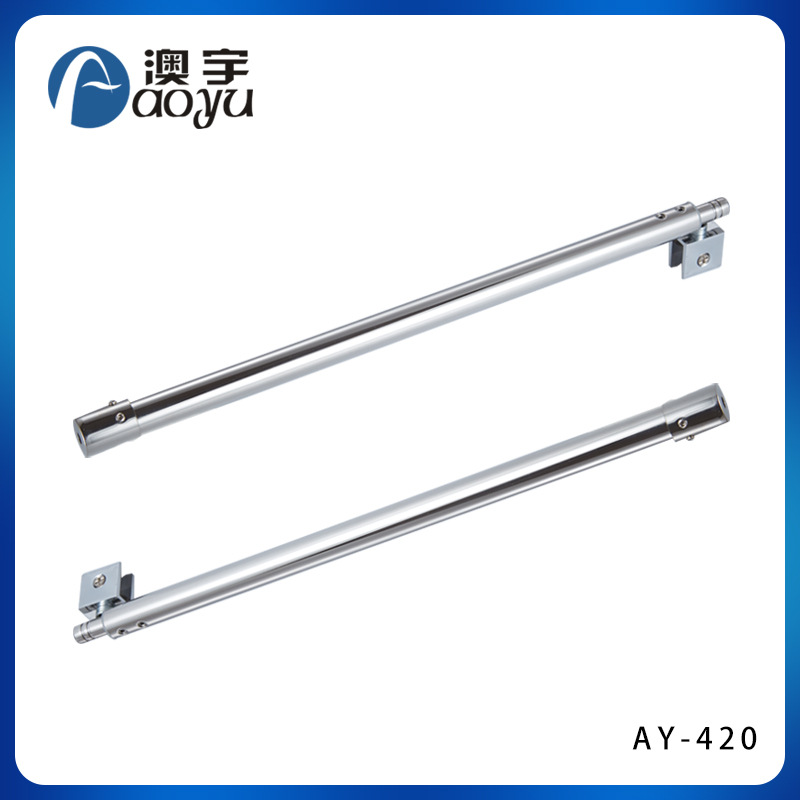 厂家直供浴室玻璃固定伸缩拉杆 304不锈钢淋浴房配件 玻璃门配件