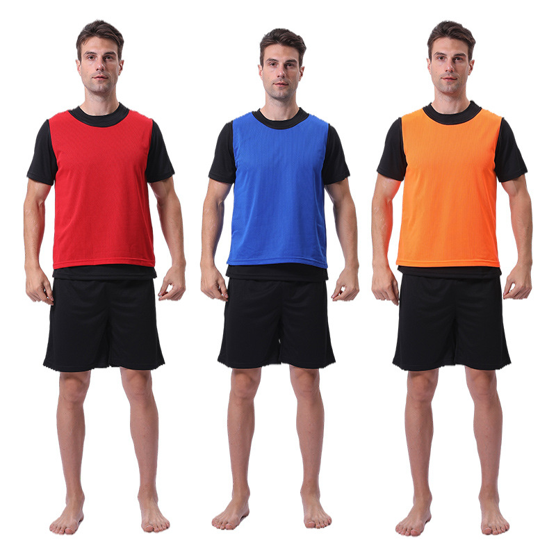 分组对抗服成人足球篮球运动背心 网眼分队服训练球衣 广告马甲