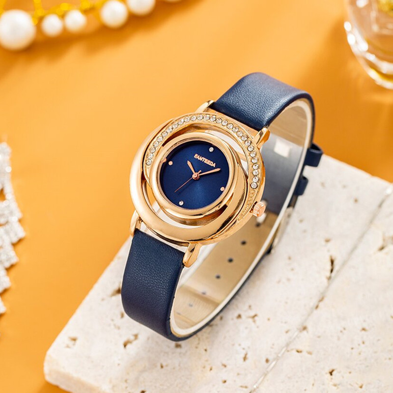 2022 New TikTok Hot Sale Belt Watch Spot Watch Wholesale Women's Watch with Diamonds Simple Small Dial Watch for Women