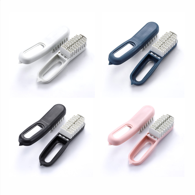 Suede Rubber Shoes Shoe Brush Cleaning Suede Groove Gap Brushes Tail Knife Soft Fur Shoe Polishing Special Shoe Brush