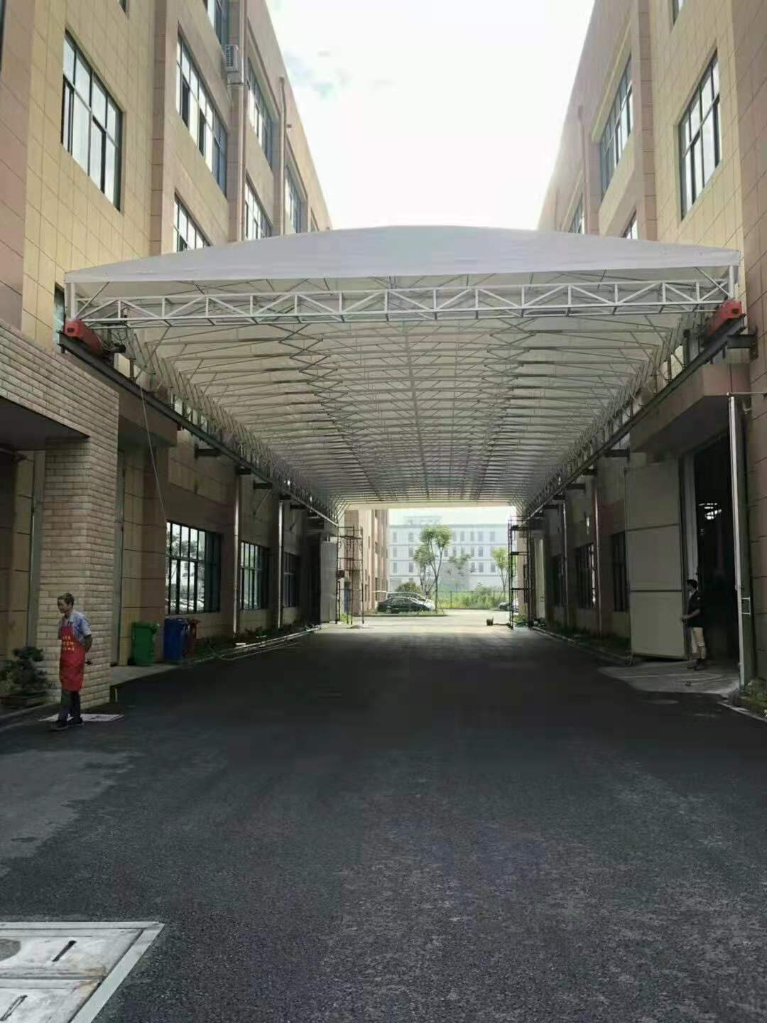 移动推拉棚蓬折叠活动棚伸缩遮阳雨棚推拉蓬电动推拉篷批发