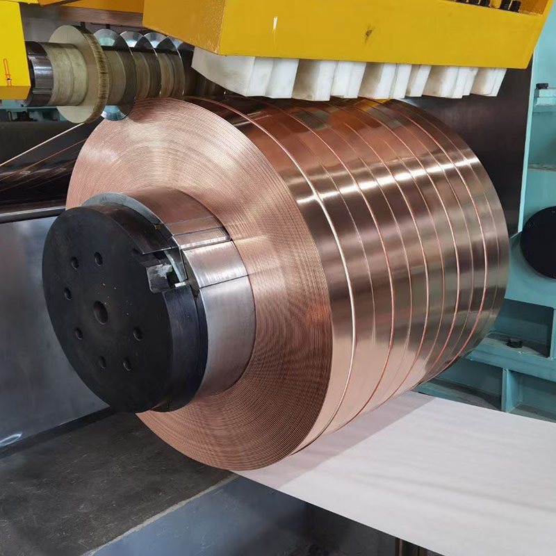 t2紫铜带铜箔铜门带c1100铜卷带任意开料超厚红铜卷料3mm厚卷排