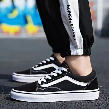 春秋季鞋子男经典款低帮帆布鞋学生板鞋男女生休闲情侣鞋韩版潮流