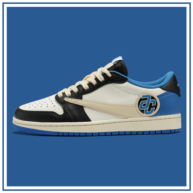 莆田纯原批发运动aj倒钩摩卡熊猫耐磨闪电百搭男女系带耐磨休闲鞋