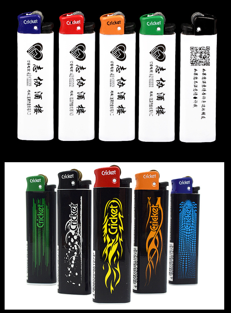 cricket草蜢砂轮打火机尼龙防爆印字logo广告打火机草蜢打火机