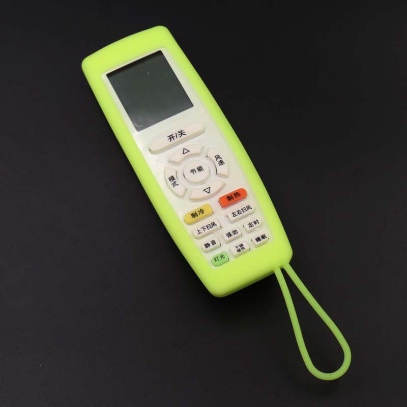 New Product with Color Silicone Remote Control Protective Cover Gree Air Conditioner Long Silicone Protective Cover in Stock Wholesale Products