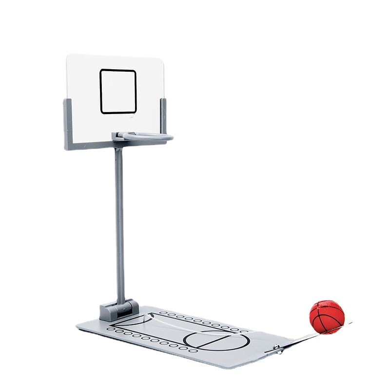 木质迷你篮球架儿童桌面游戏成人办公室摆件手眼协调训练玩具批发