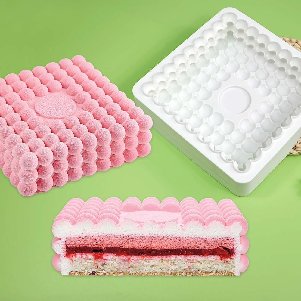 单个方形大魔球硅胶模具 法式戚风慕斯蛋糕模具diy巧克力烘焙工具