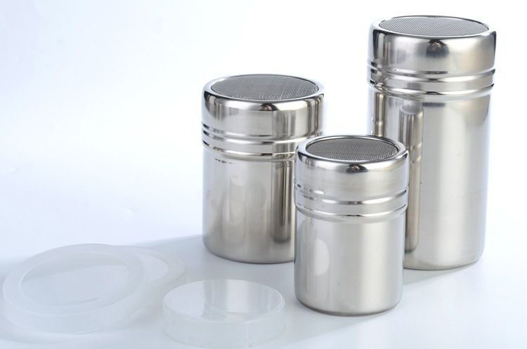 撒粉罐瓶带盖过滤网面粉筛子网筛手持用可可粉撒粉调味罐烘焙器具