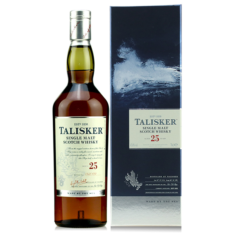 talisker泰斯卡25年单一麦芽苏格兰威士忌原装进口行货700ml