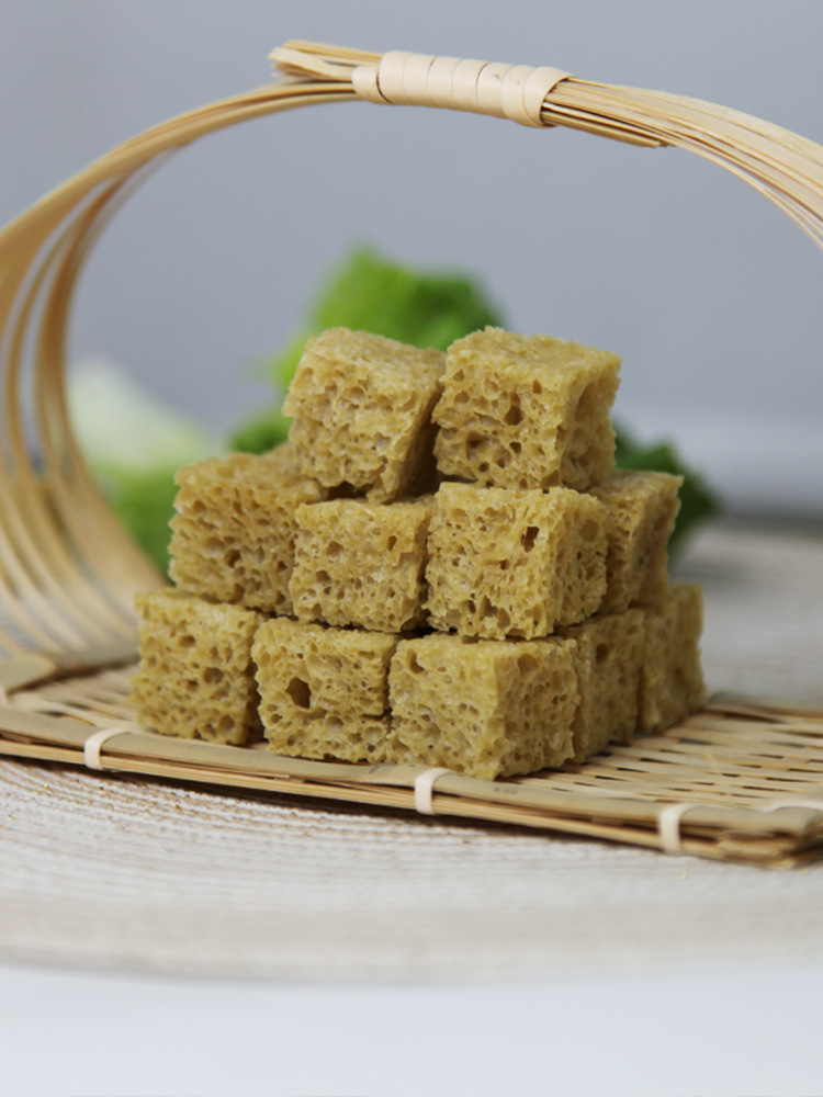 正宗河南烤麸干面筋丁面藕商用火锅凉皮搭配凉拌菜面筋块干货1斤