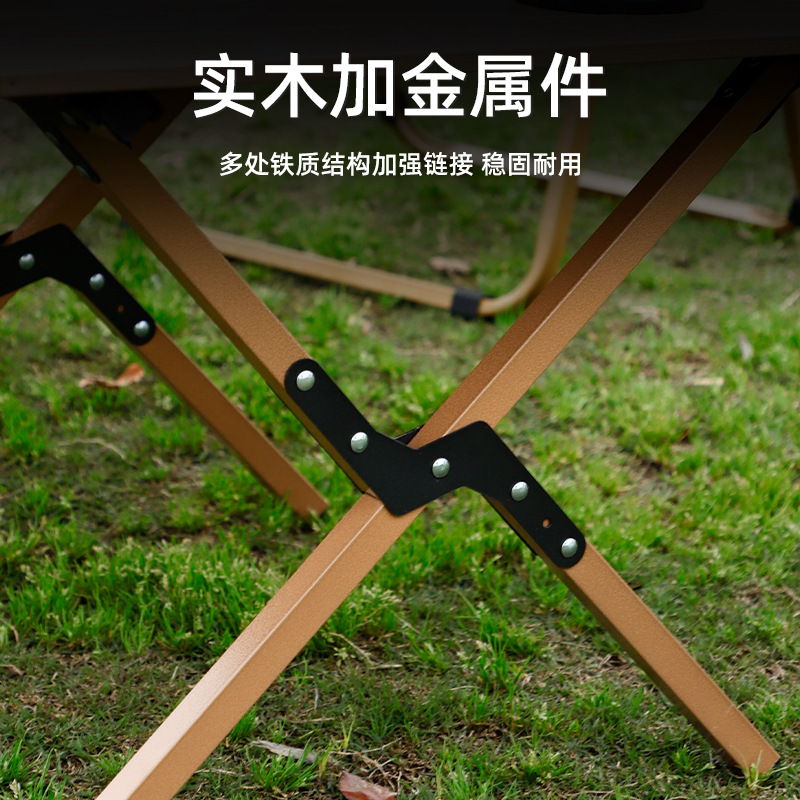 Camping Outdoor Folding Tables and Chairs Folding Table Chair Set Camping Folding Table Aluminum Alloy Egg Roll Table Picnic Outdoor Folding Chair