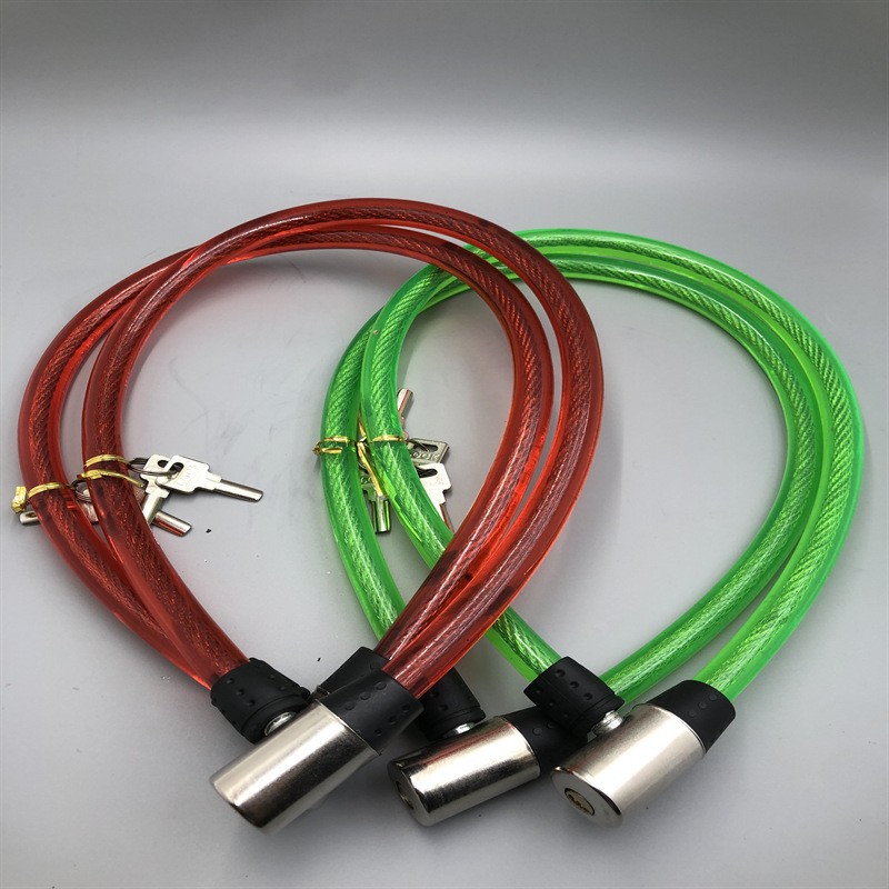 自行车锁钢丝锁钢缆锁山地车锁玻璃门锁链锁链条防盗锁环形锁车锁