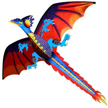 140x120cm New 3D Dragon Kite Large Size Animal Kites Flying