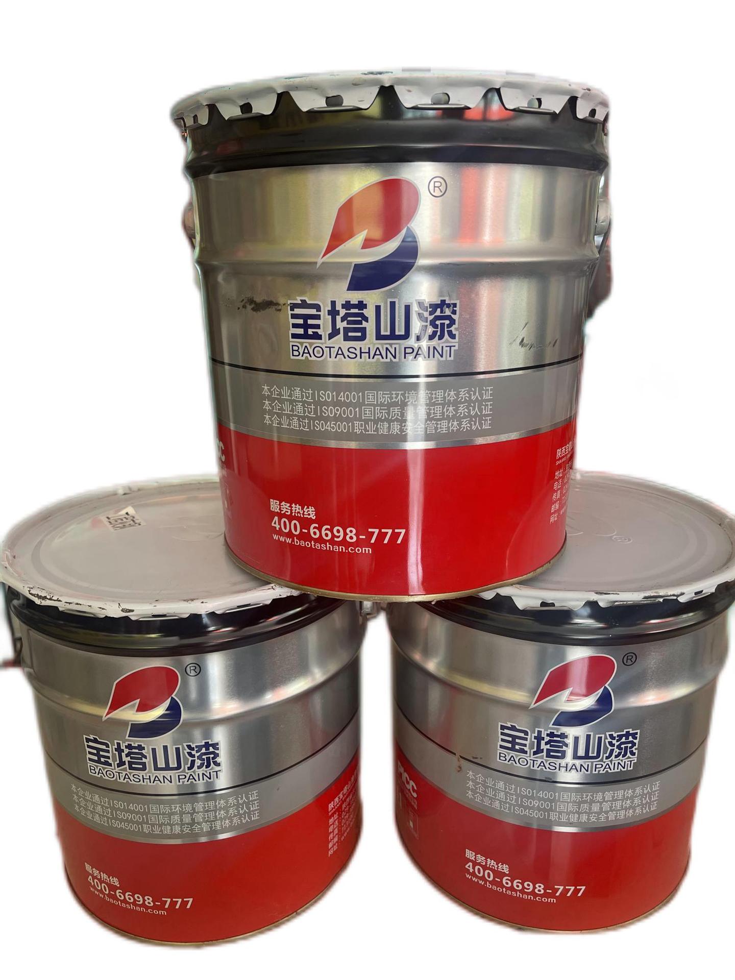 0成交7桶宝塔山漆 银粉磁漆 油漆 12kg/桶 2kg/6/箱￥50.