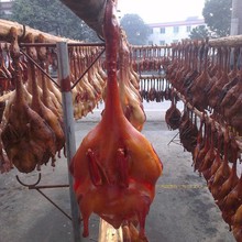 四川特产 彭州九尺土板鸭手工腌腊1200g 烟熏咸鸭肉 风干腊鸭年货