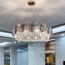 轻奢水晶吊灯2021年新款简约现代大气客厅吊灯餐厅灯组合全屋套餐