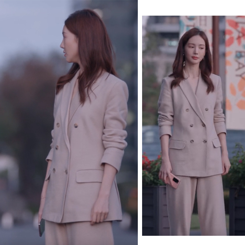 你是我的荣耀金晨夏晴同款衣服女秋季气质西装外套西服西裤套装秋