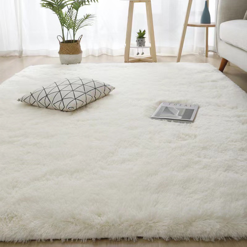 北欧地毯客厅简约现代茶几毯卧室可爱满铺床边毯榻榻米地垫