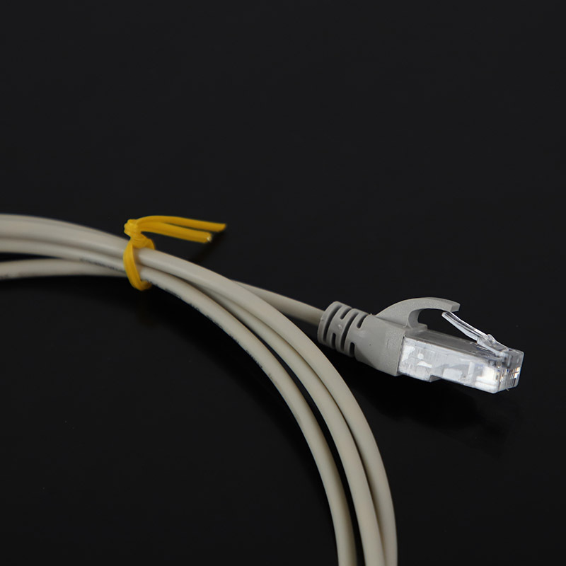 超五类非屏蔽2米跳线 110-rj45-20-1p线 鸭嘴头转成品网络连接线