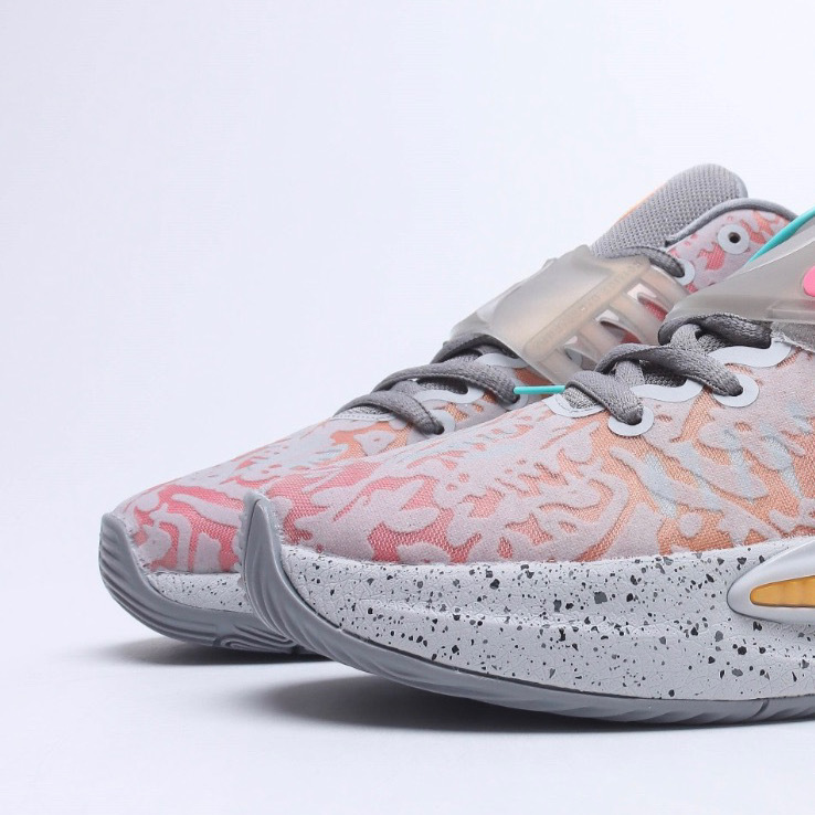 莆田鞋 工厂批发灰粉 杜兰特 男女鞋kd14 运动鞋一件代发篮球鞋