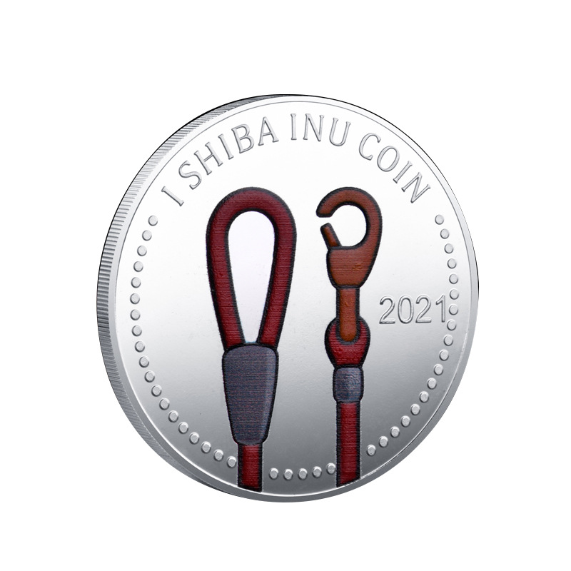 纪念章柴犬币 shiba国外虚拟货币双面浮雕金属纪念币跨境现货批发