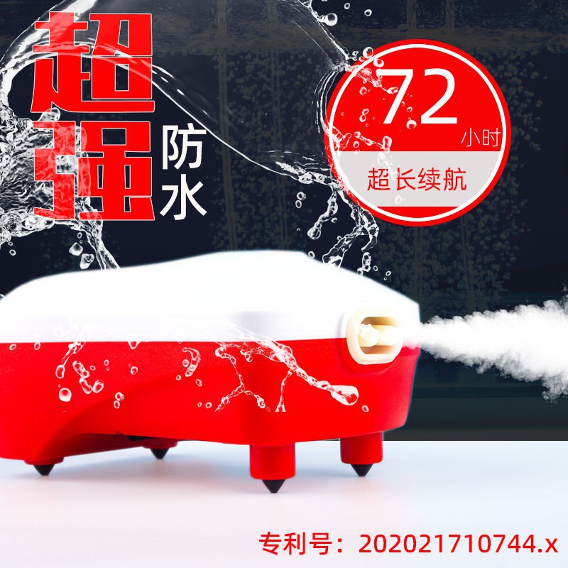 双孔锂电小功率交直流两用增氧泵推携垂钓充氧机超静音鱼缸氧气辅