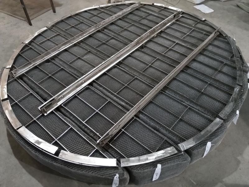 森森网带直发304/316l等不锈钢化工丝网除沫器 下装式脱硫除雾器