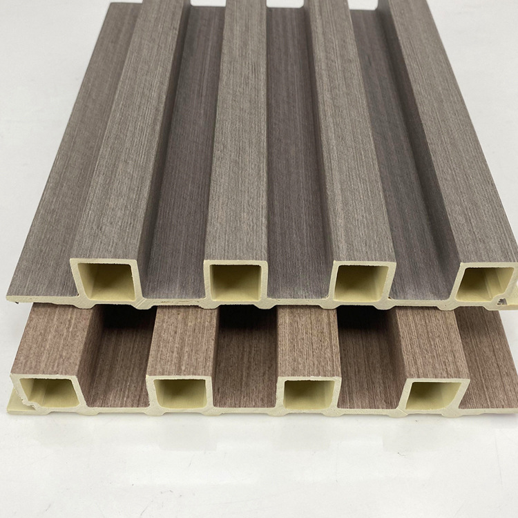 竹木纤维格栅板 绿可生态木集成背景墙吊顶装饰长城格栅护墙板