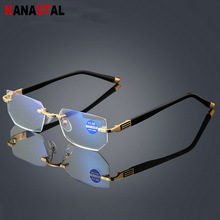 Men Blue Light Blocking Reading Glasses Women Dimond Cutting