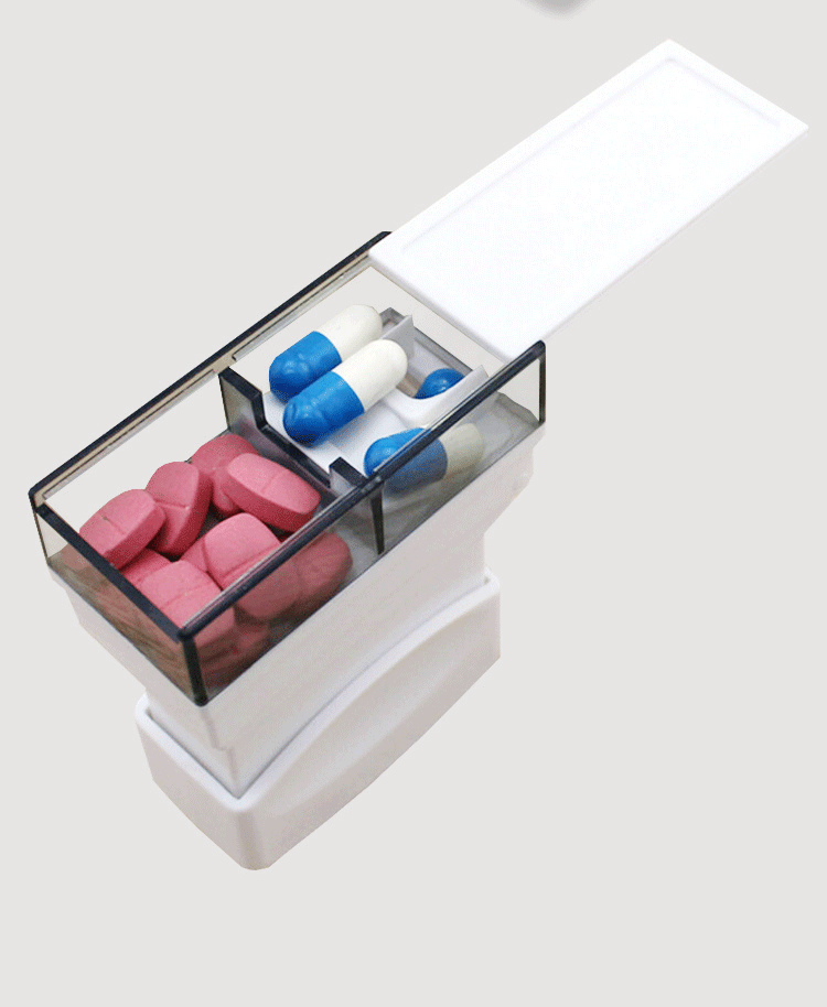 印章型切药器 塑料切药盒切药器掰药器分药器居家用品厂家批发