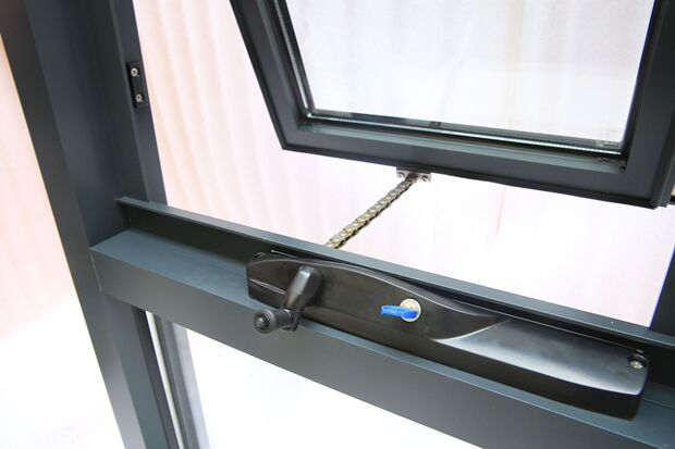 铝合金门窗澳标厂家定做材料外开上悬窗澳洲家装别墅铝门窗手摇窗