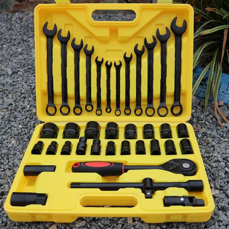 件套汽车维修组套工具套筒扳手组合工具件套装扳手套筒组合套