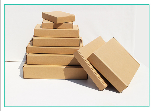 电商特硬牛皮三层瓦楞飞机盒 t23456789飞机盒小纸盒子包装纸箱子