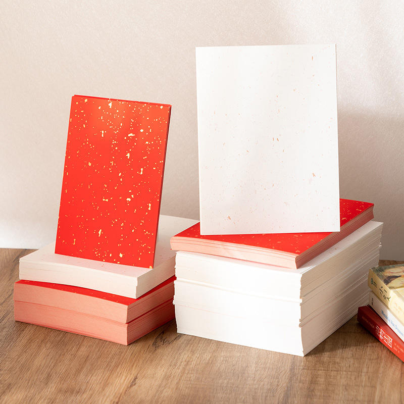 a4寸红底洒金纸空白福字红底手写书画红底白底卡纸a3 8寸整张卡纸