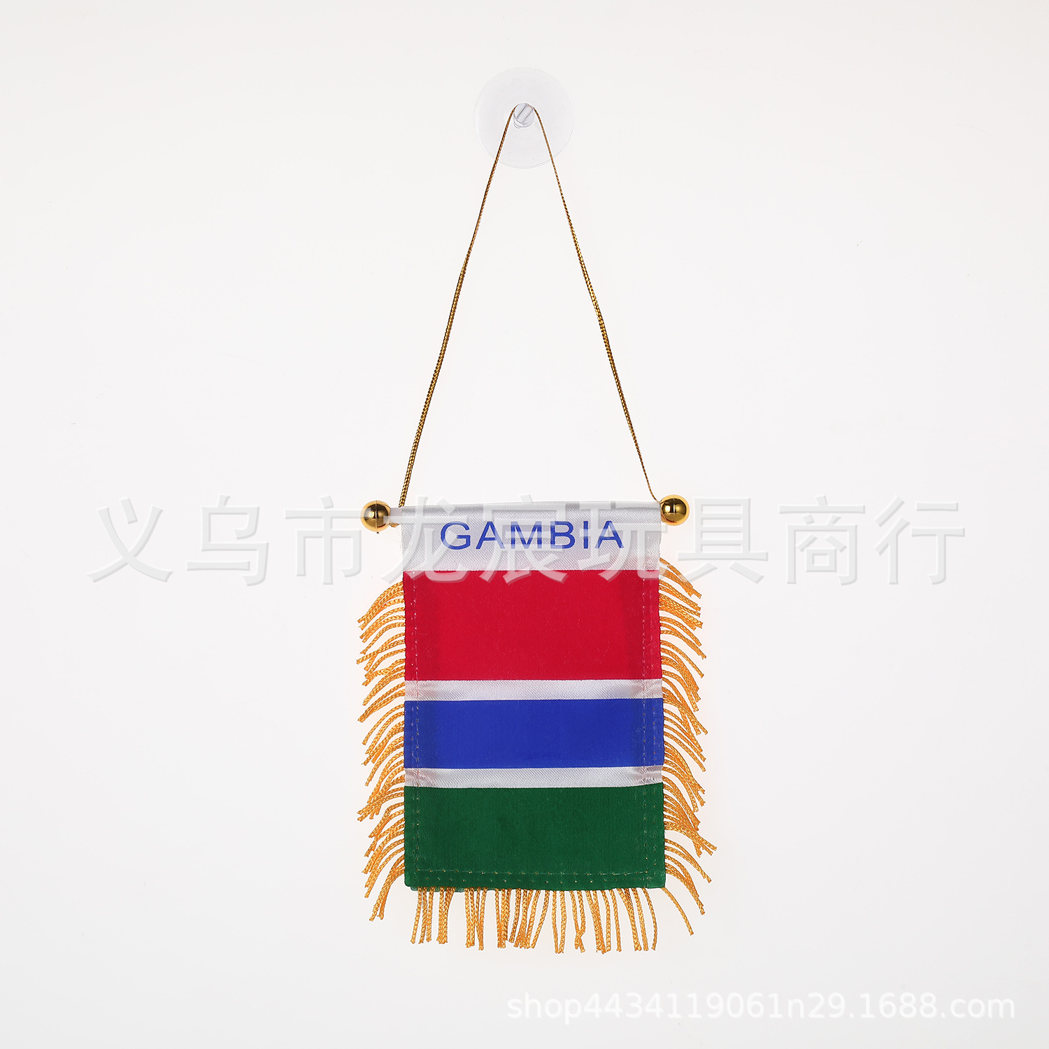 Factory Direct Supply Philippine Car Small Hanging Flag National Flag Mini Brocade Flag Double-Sided Tassel Sucker Fringe Flag