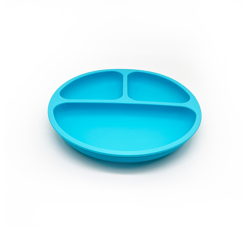 Children's Edible Silicon Plate Can Help Babies Eat Complementary Food Anti-Drop with Suction Cup Baby Food Bowl 0825