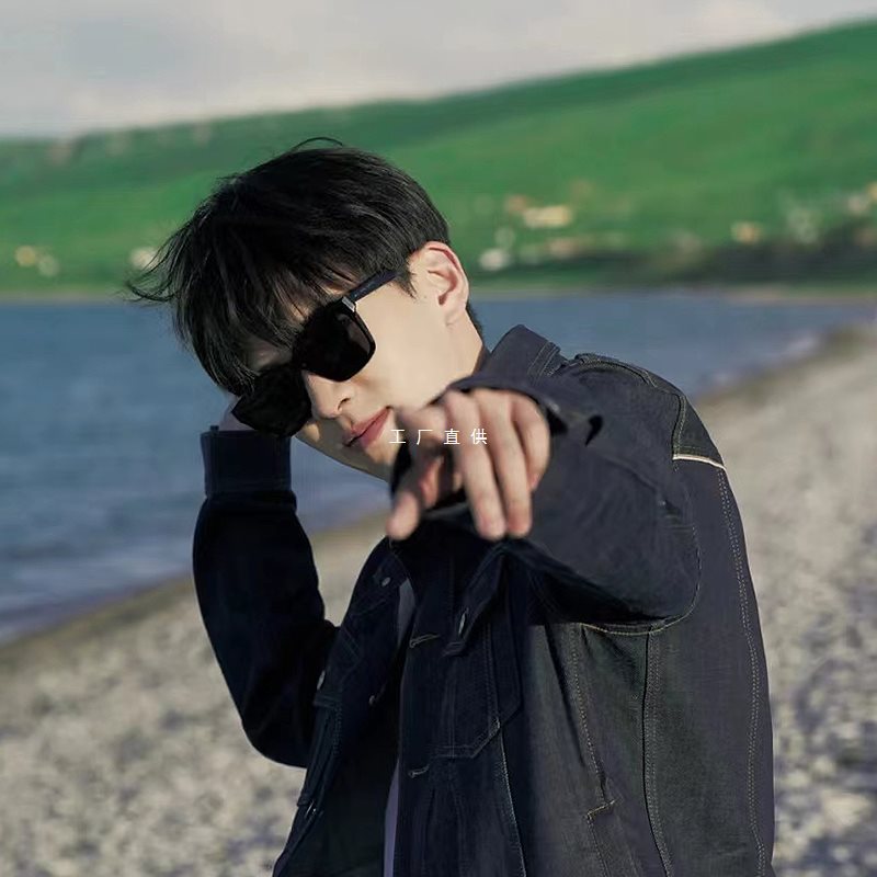 墨镜男士驾驶开车2024新款潮流大脸时尚高街防紫外线太阳眼镜