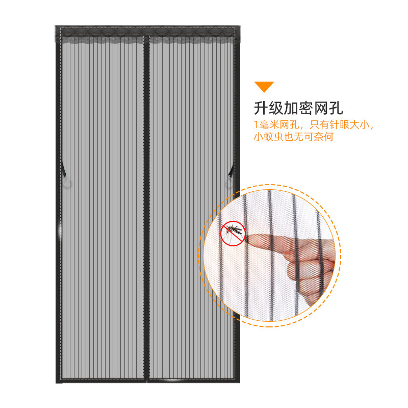 Velcro Screen Door Mute Magnetic Door Curtain Anti-Mosquito Curtain Partition Curtain Door Curtain Mosquito Screen Window Door Self-Priming Mosquito-Proof Curtain