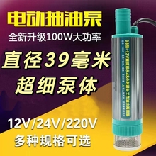 SL抽油泵电动小型12v24v220v水泵柴油泵油抽子抽油神器加油泵38型